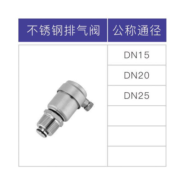 不銹鋼排氣閥